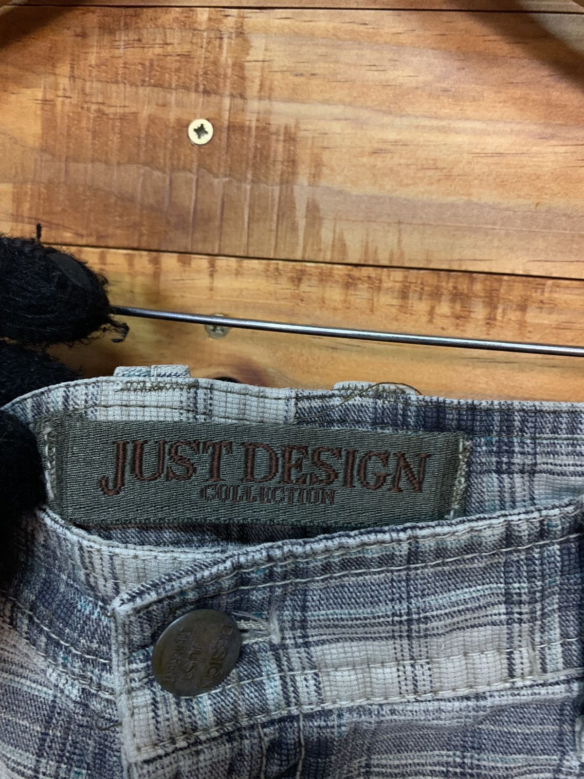 Japanese Brand Vintage Just Design Bondage Plaid Tartan Pants Size US 35 - 4 Thumbnail