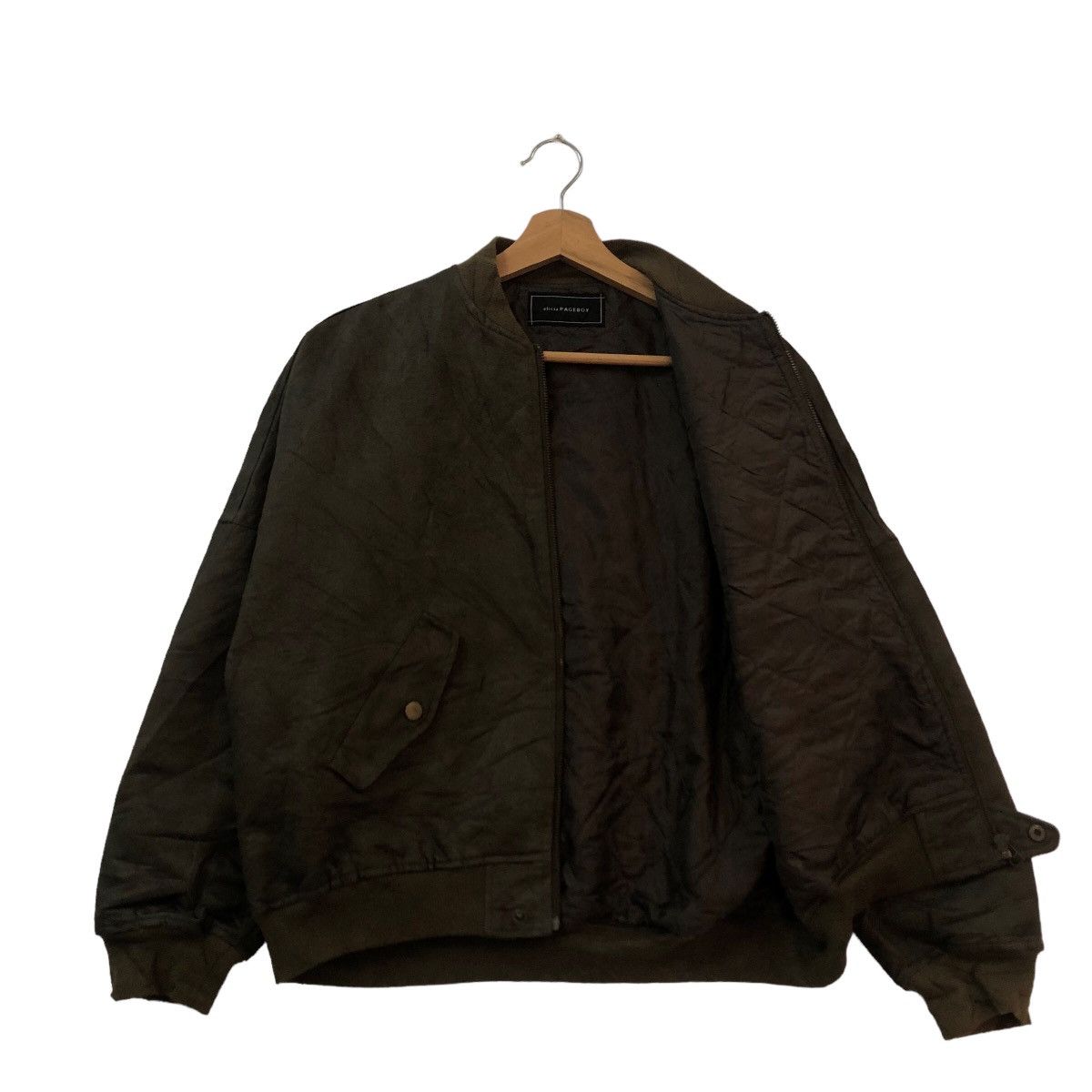 Japanese Brand VINTAGE BOMBER JACKET RIOT RIOT DESIGN ALICIA PAGEBOY JAPAN Size US M / EU 48-50 / 2 - 7 Thumbnail
