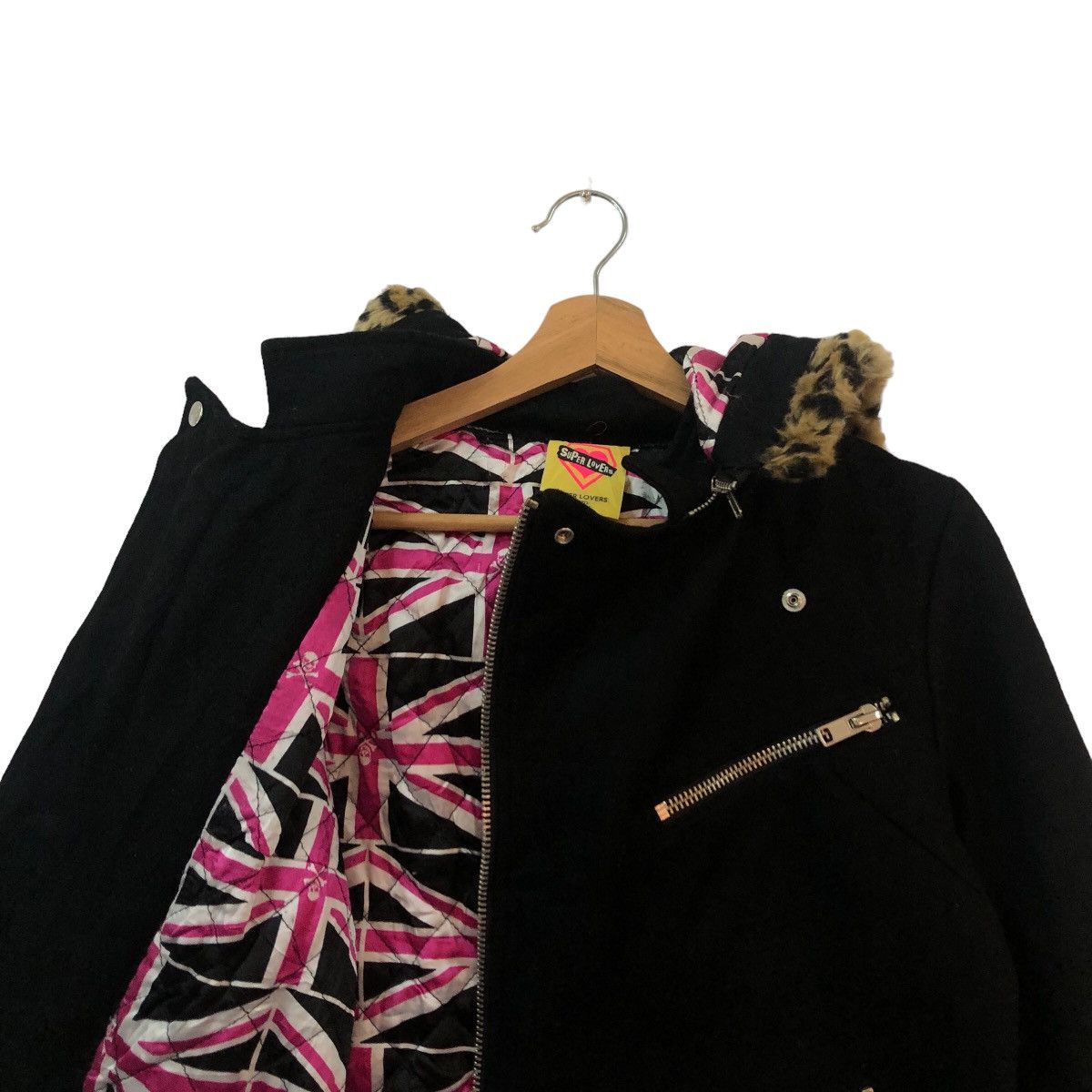 Japanese Brand RARE PARACHUTE BONDAGE WOOL DOUBLE BREAST JACKET SUPERLOVERS Size US M / EU 48-50 / 2 - 10 Thumbnail