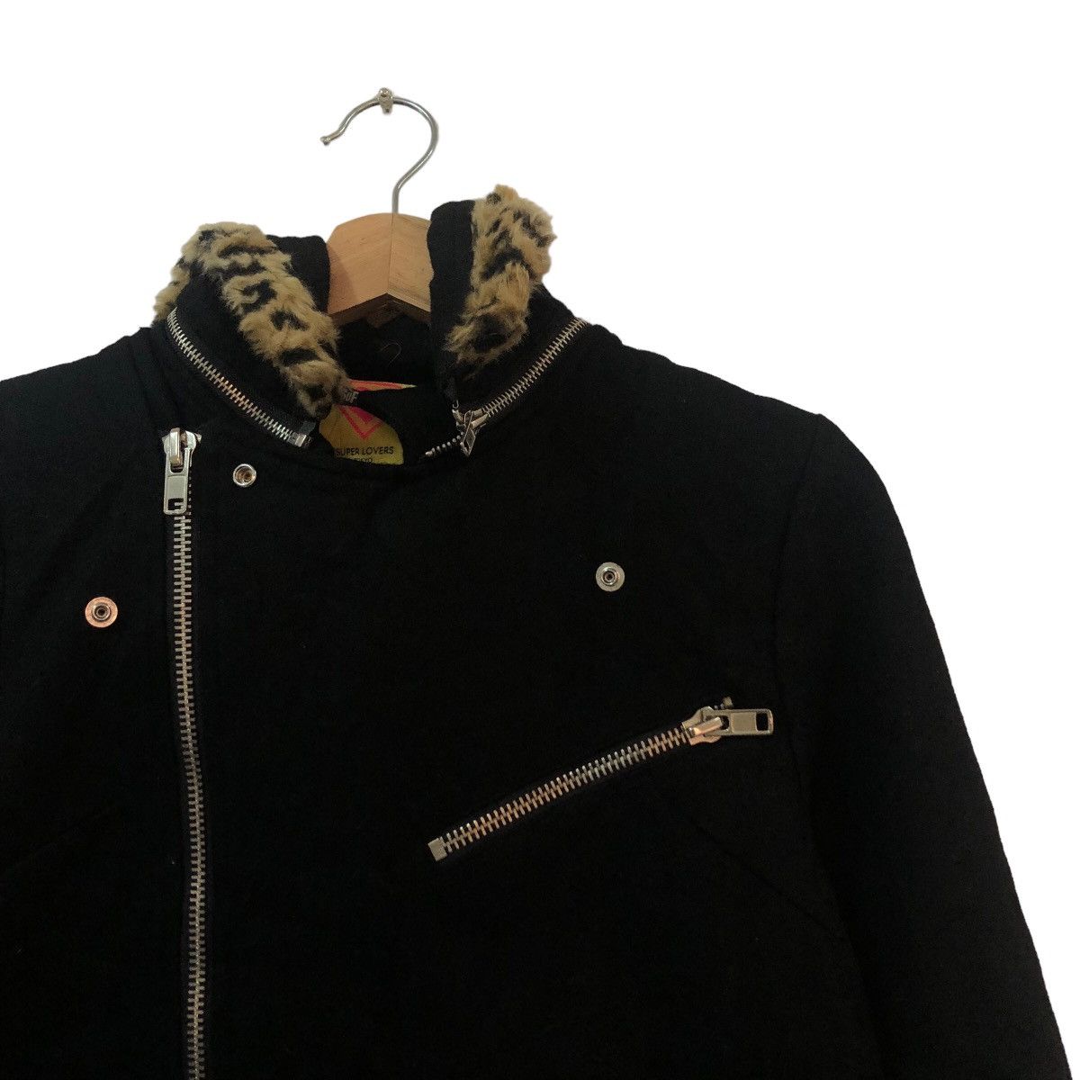 Japanese Brand RARE PARACHUTE BONDAGE WOOL DOUBLE BREAST JACKET SUPERLOVERS Size US M / EU 48-50 / 2 - 5 Thumbnail