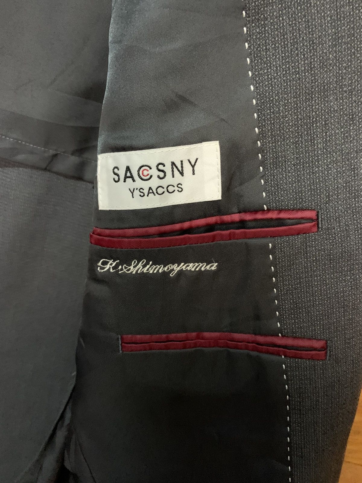 Yohji Yamamoto Saccsny Ysaccs By Yohji Yamamoto Top Coat Size US M / EU 48-50 / 2 - 8 Thumbnail