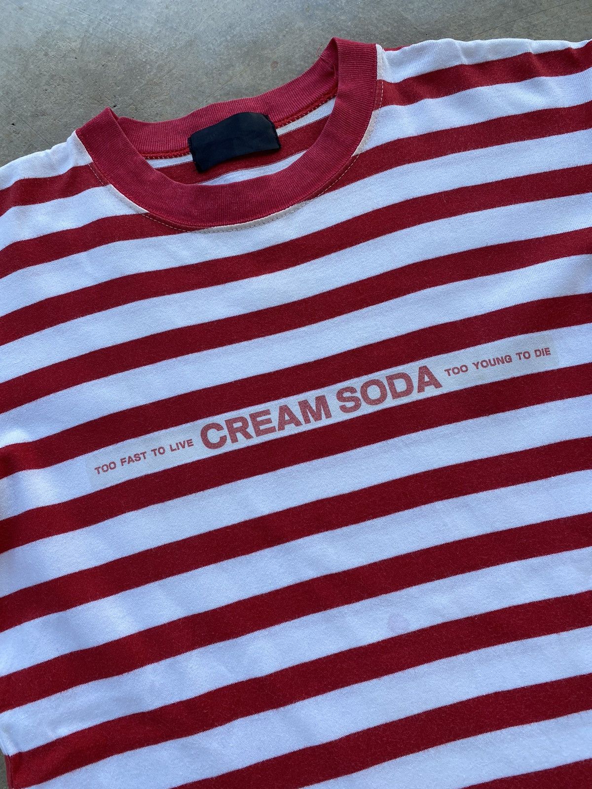 Japanese Brand Vintage Too Fast To Live Too Young To Die By Cream Soda Tees Size US S / EU 44-46 / 1 - 3 Thumbnail