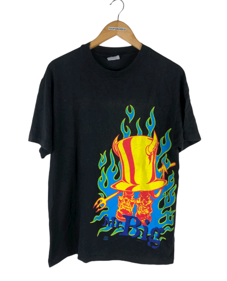 Band Tees Vintage 90s Mr Big Size US L / EU 52-54 / 3 - 1 Thumbnail