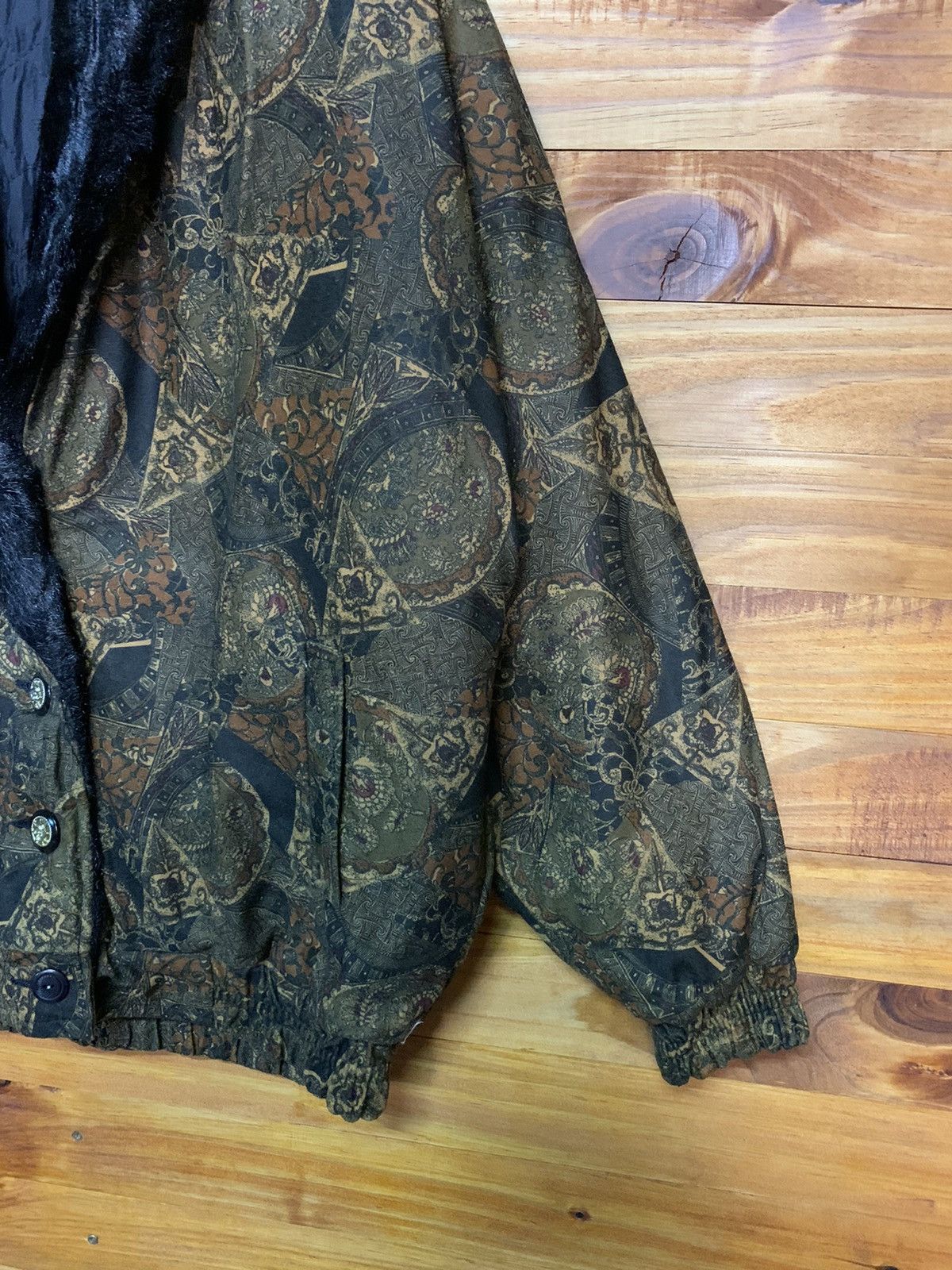 Vintage Vintage 80s Fur Collar Abstract Avant Garde Design Size US L / EU 52-54 / 3 - 6 Thumbnail