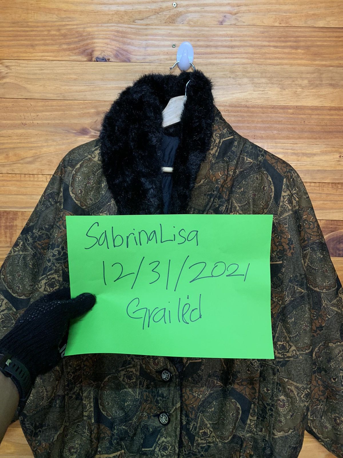 Vintage Vintage 80s Fur Collar Abstract Avant Garde Design Size US L / EU 52-54 / 3 - 11 Thumbnail
