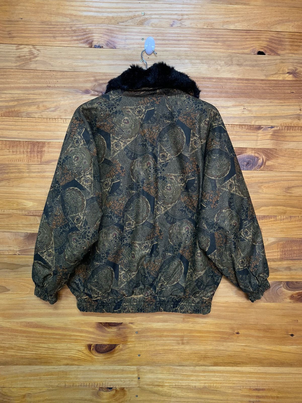 Vintage Vintage 80s Fur Collar Abstract Avant Garde Design Size US L / EU 52-54 / 3 - 4 Thumbnail