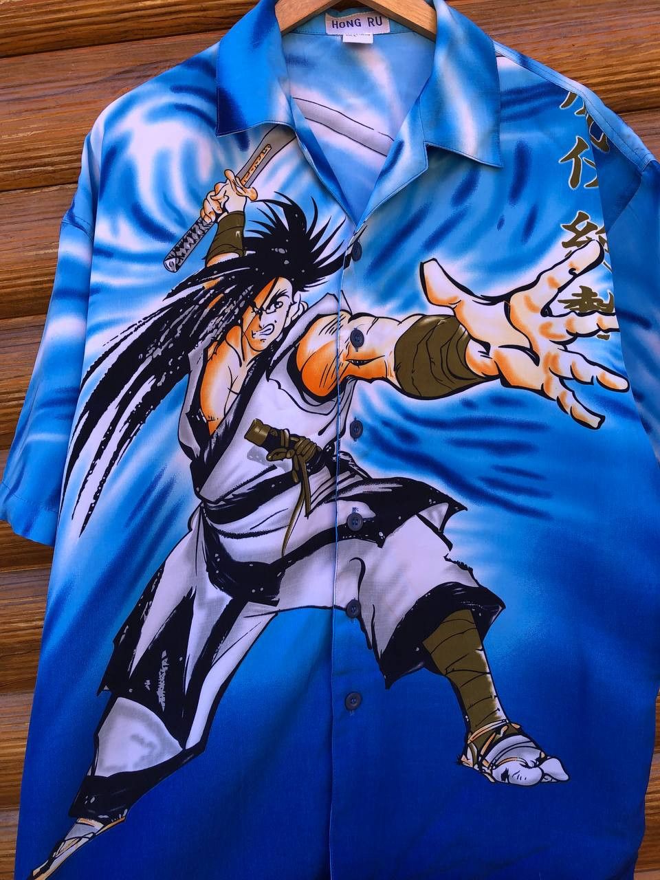 Anime Silk Anime Samurai Shirt Size US L / EU 52-54 / 3 - 2 Thumbnail