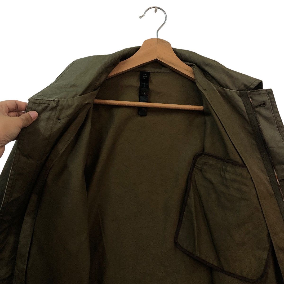 Japanese Brand VINTAGE LONG JACKET MILITARY DESIGN Size US M / EU 48-50 / 2 - 11 Thumbnail