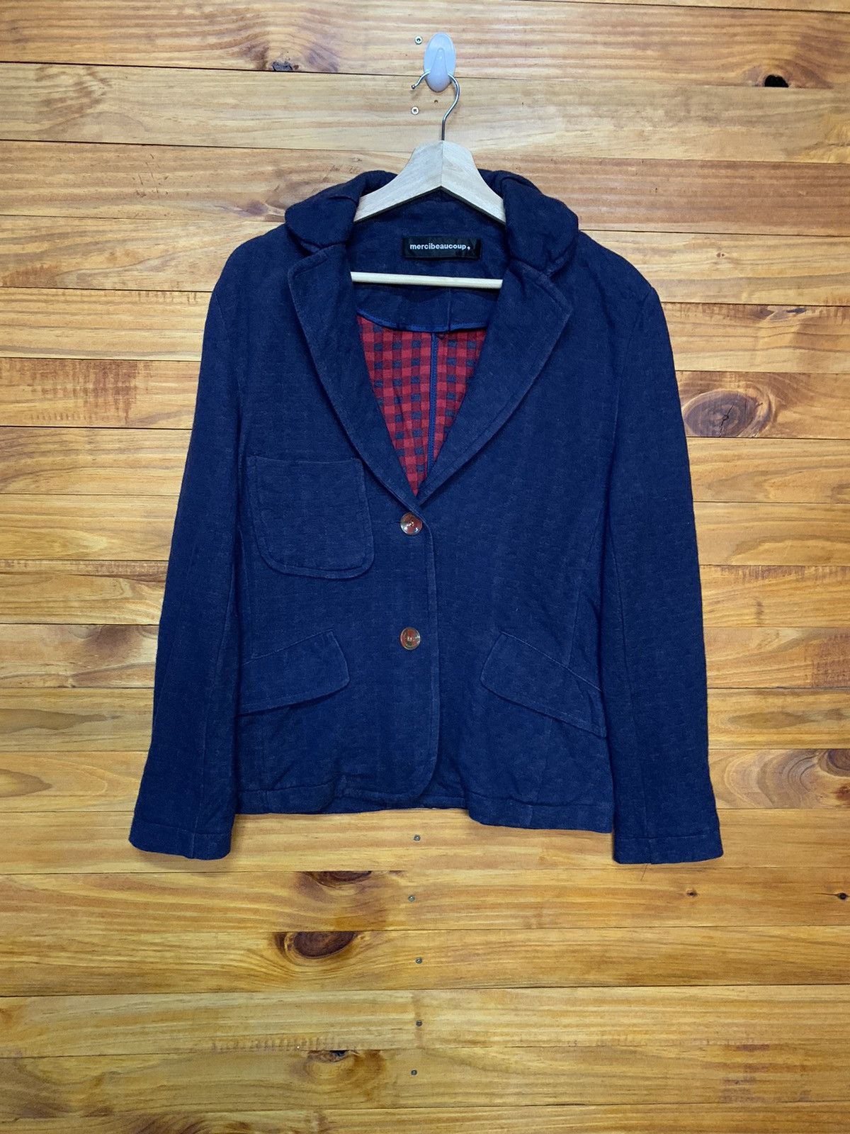 Issey Miyake × mercibeaucoup Mercibeaucoup Classic Navy Jacket Size US S / EU 44-46 / 1 - 1 Thumbnail