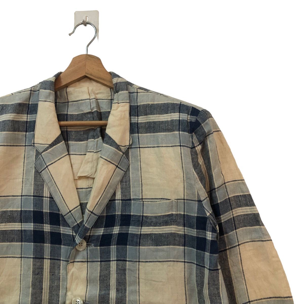 Yohji Yamamoto VINTAGE Y’S YOHJI YAMAMOTO JAPAN TARTAN DESIGN CHORE JACKET Size US M / EU 48-50 / 2 - 5 Thumbnail