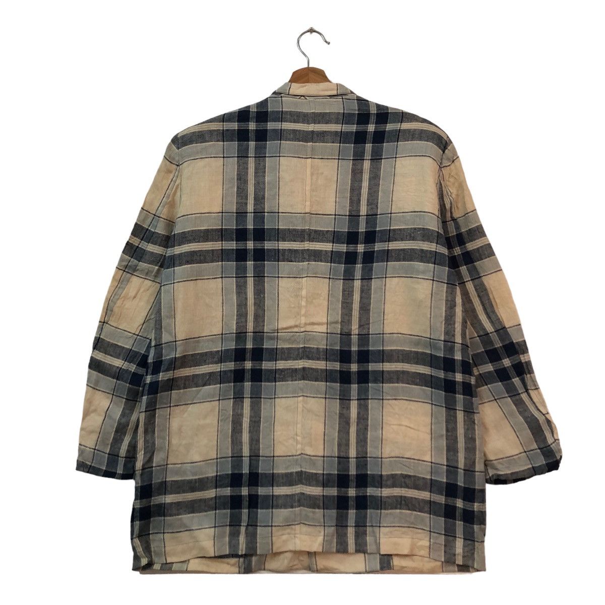 Yohji Yamamoto VINTAGE Y’S YOHJI YAMAMOTO JAPAN TARTAN DESIGN CHORE JACKET Size US M / EU 48-50 / 2 - 6 Thumbnail