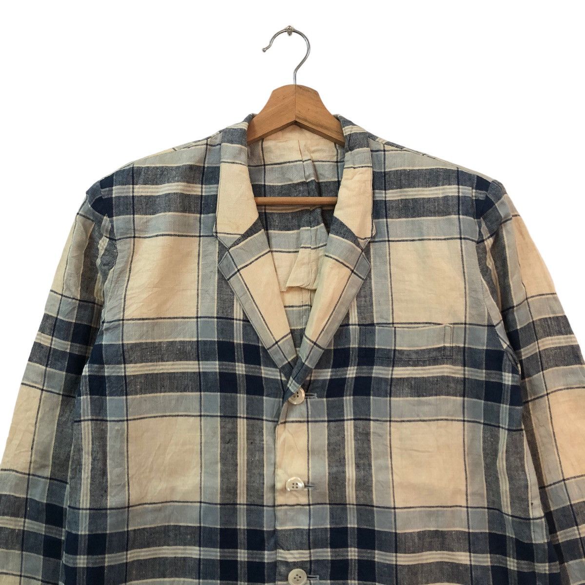 Yohji Yamamoto VINTAGE Y’S YOHJI YAMAMOTO JAPAN TARTAN DESIGN CHORE JACKET Size US M / EU 48-50 / 2 - 2 Thumbnail