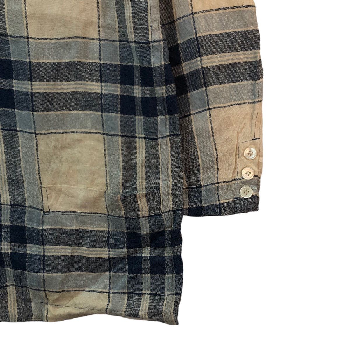 Yohji Yamamoto VINTAGE Y’S YOHJI YAMAMOTO JAPAN TARTAN DESIGN CHORE JACKET Size US M / EU 48-50 / 2 - 4 Thumbnail