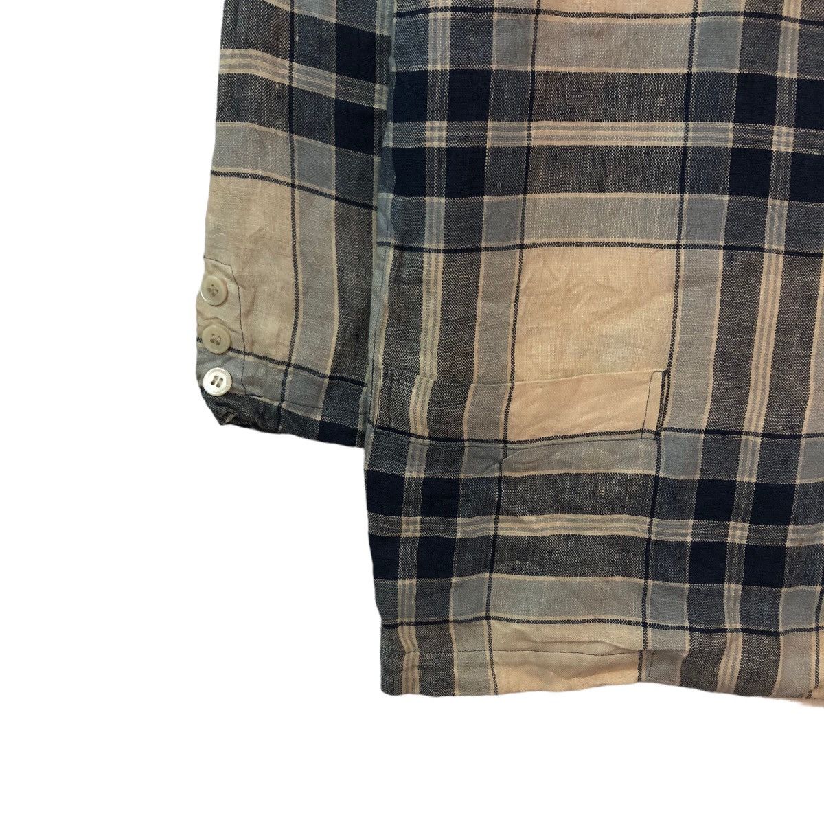 Yohji Yamamoto VINTAGE Y’S YOHJI YAMAMOTO JAPAN TARTAN DESIGN CHORE JACKET Size US M / EU 48-50 / 2 - 3 Thumbnail