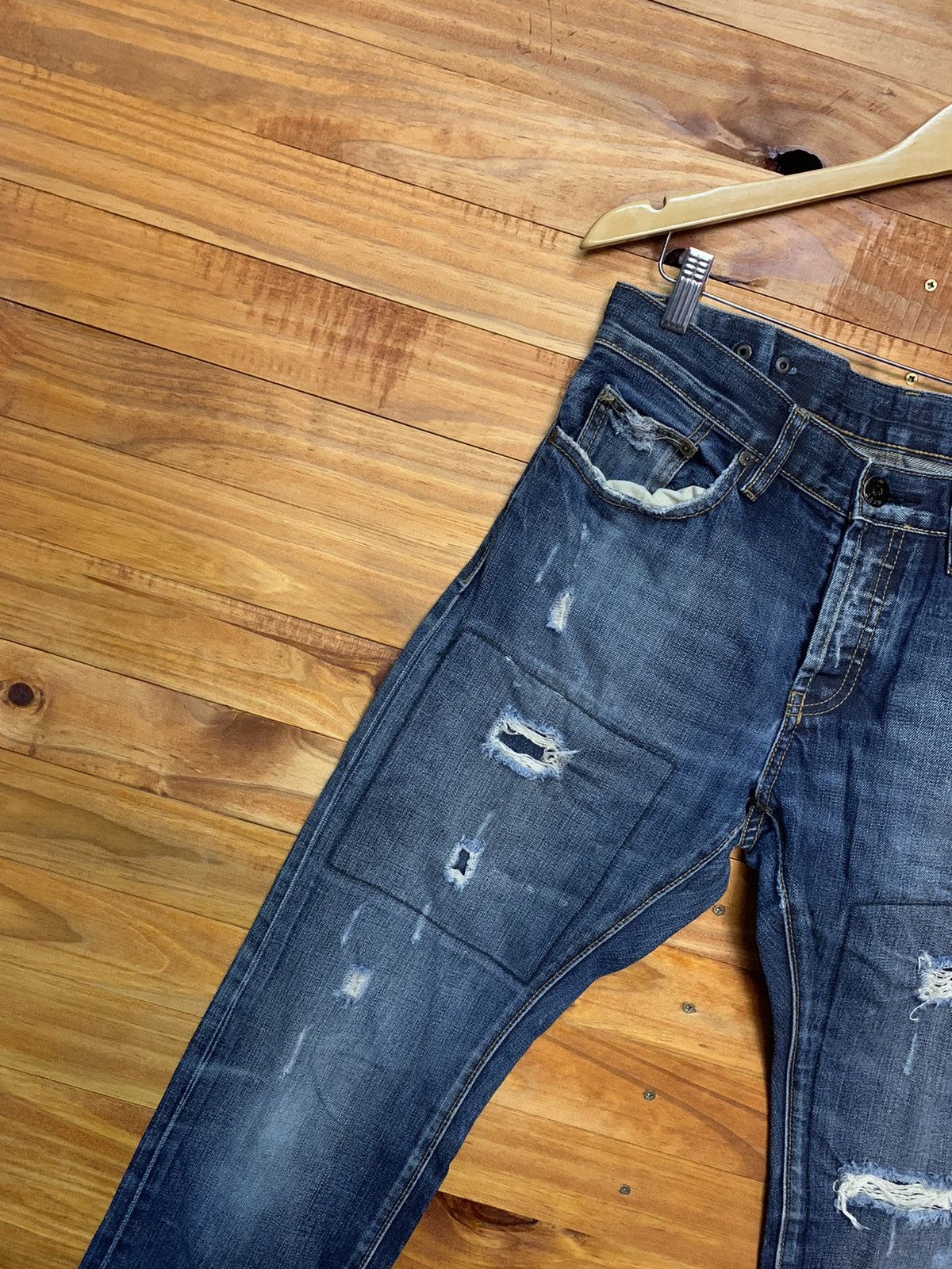 JW Anderson Jw Anderson Distressed Selvage Jeans Size US 32 / EU 48 - 5 Thumbnail