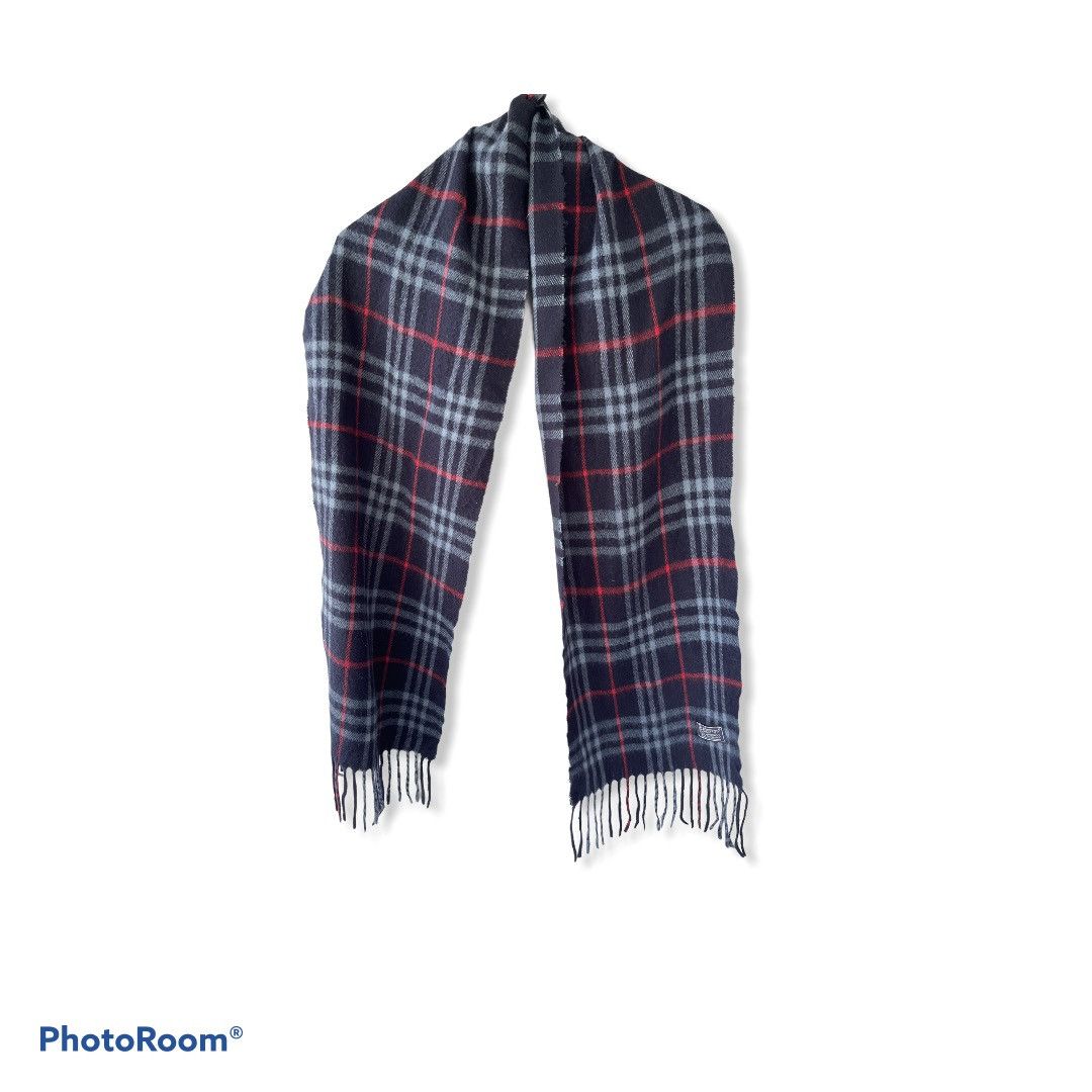 Burberry VINTAGE BURBERRYS NOVA CHECK SCAF WOOL ENGLAND Size ONE SIZE - 3 Thumbnail