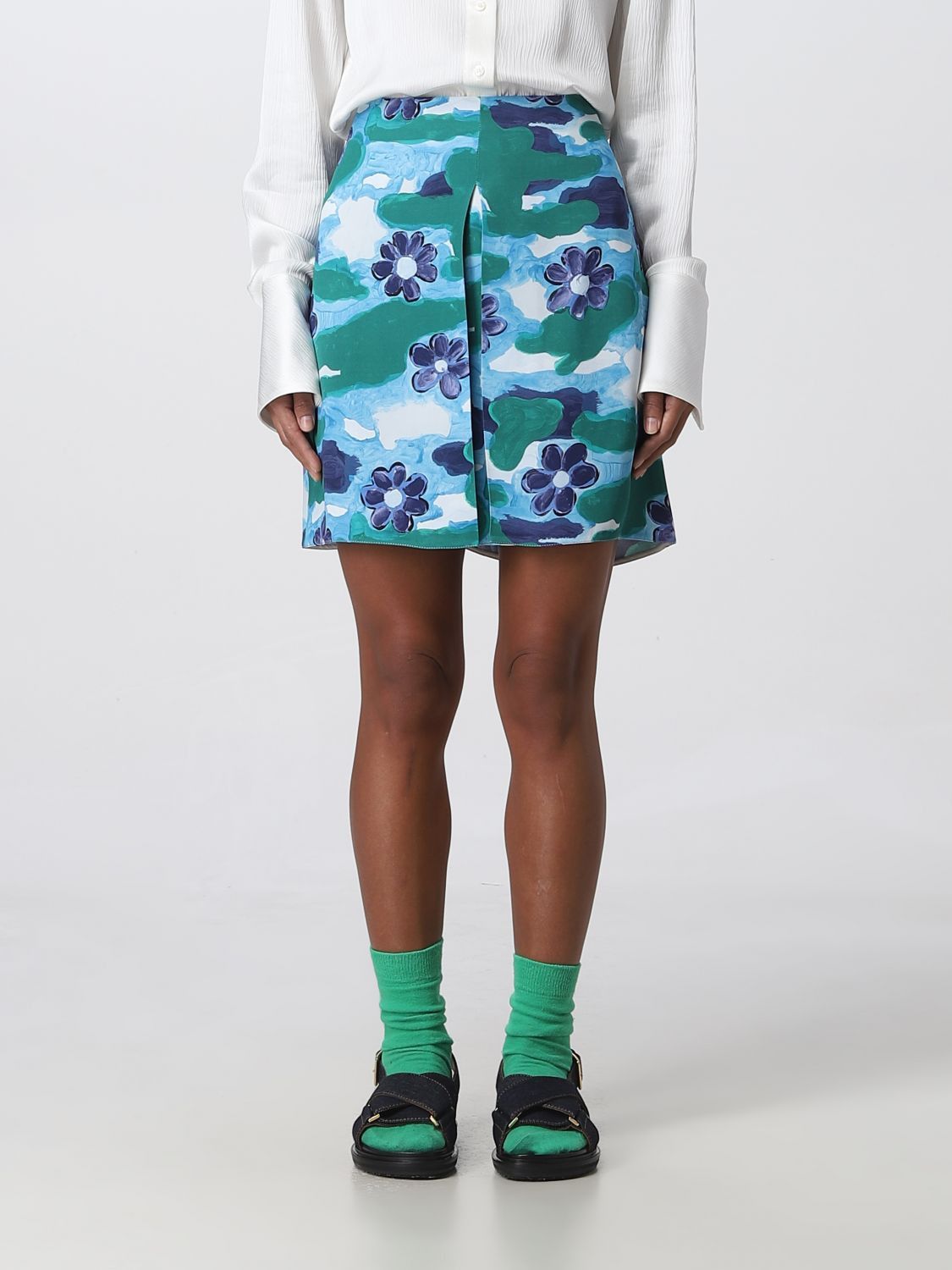 Marni Skirt Woman Blue