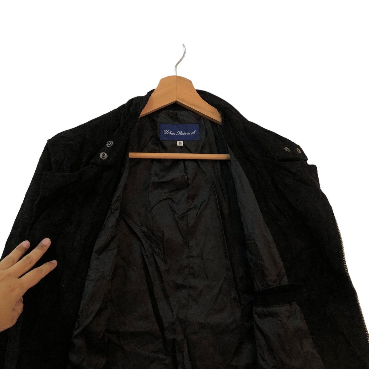 Japanese Brand VINTAGE RACER JACKET URBAN RESEARCH INSPIRED ISSEY MIYAKE Size US M / EU 48-50 / 2 - 10 Thumbnail