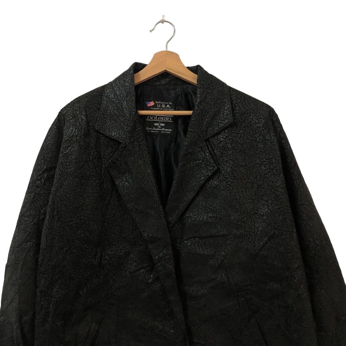 Vintage VINTAGE LEATHER JACKET USA MADE AMERICAN CRAFTMAN VALERIO Size US M / EU 48-50 / 2 - 2 Thumbnail