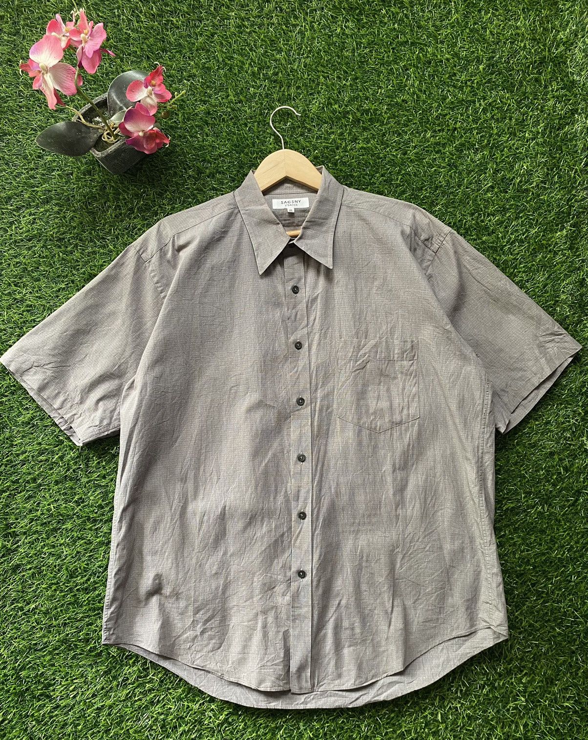 image of Vintage Sacsny Ysaccs in Grey, Men's (Size XL)
