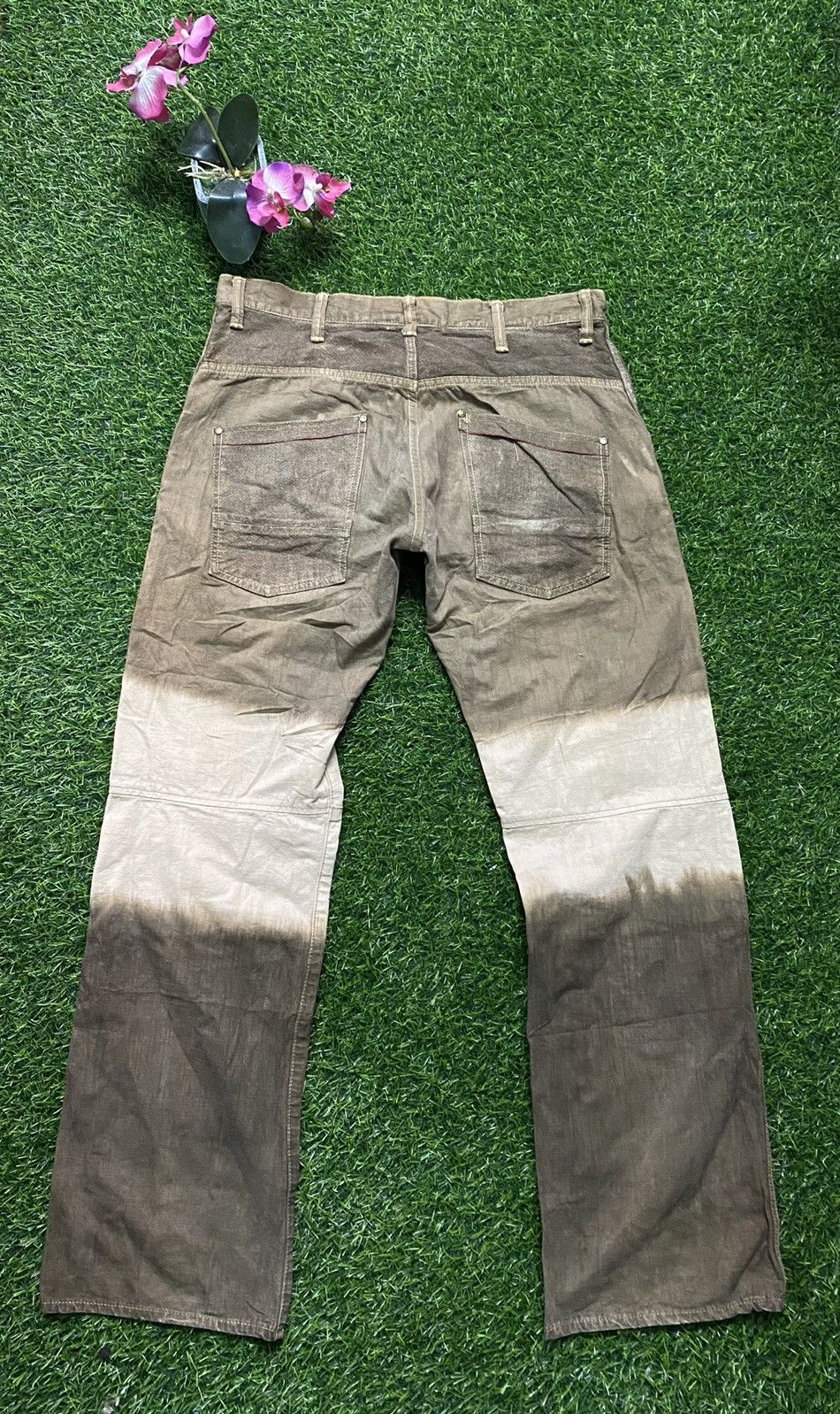 Japanese Brand × Vintage Vintage Blue Trick Trouser Size US 35 - 2 Thumbnail