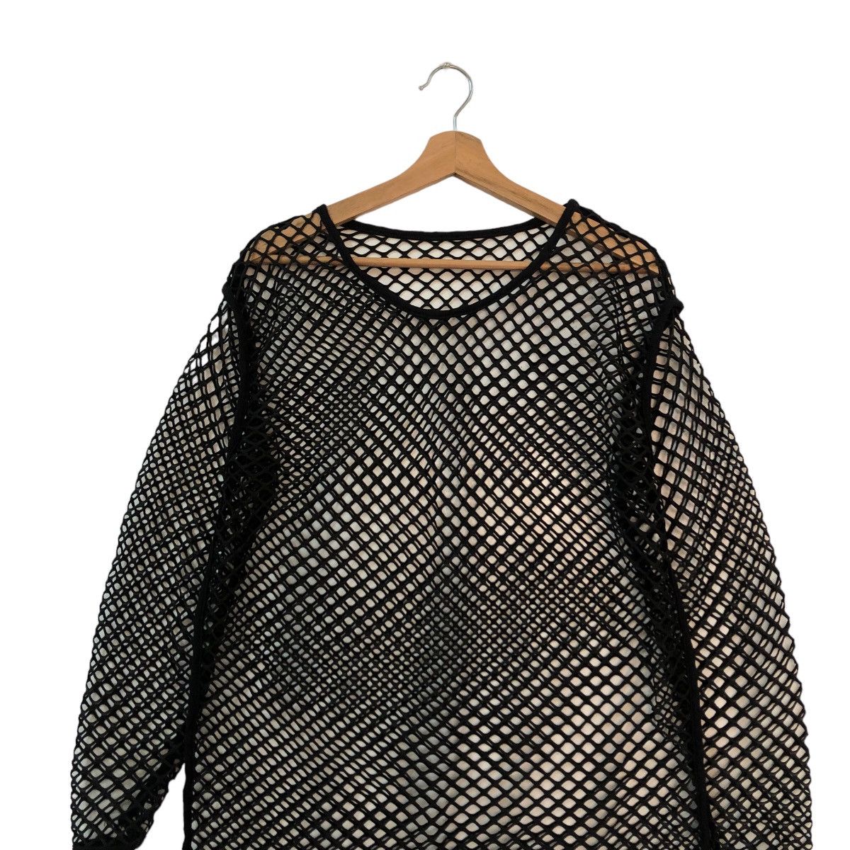 Japanese Brand 🔥RICK OWENS DESIGN STYLE WEGO JAPAN NET LONG SLEEVE Size US M / EU 48-50 / 2 - 2 Thumbnail