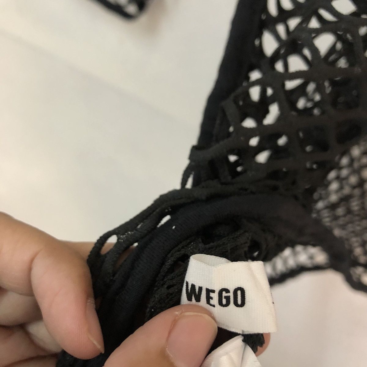 Japanese Brand 🔥RICK OWENS DESIGN STYLE WEGO JAPAN NET LONG SLEEVE Size US M / EU 48-50 / 2 - 9 Thumbnail