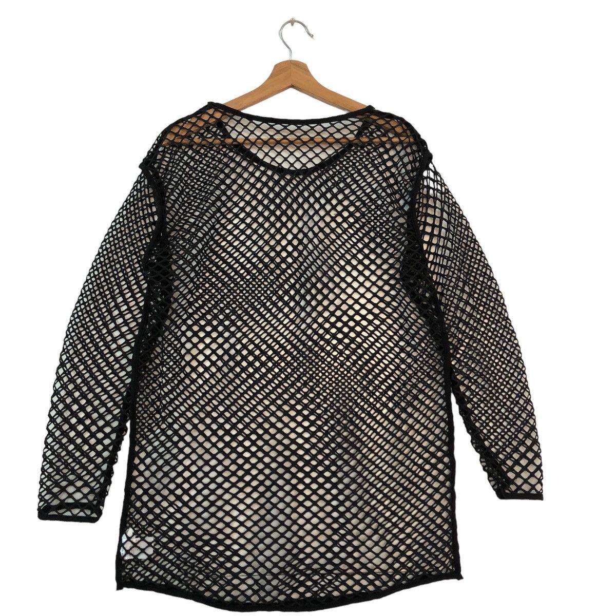 Japanese Brand 🔥RICK OWENS DESIGN STYLE WEGO JAPAN NET LONG SLEEVE Size US M / EU 48-50 / 2 - 4 Thumbnail