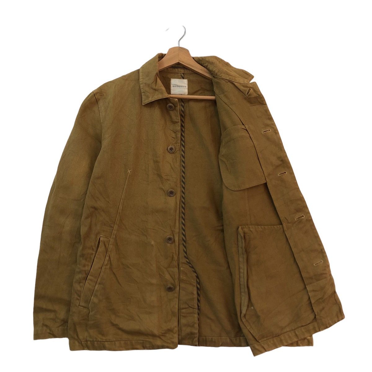 Japanese Brand VINTAGE HIKORY CHORE JACKET BOYCOTT INSPIRED ISSEY MIYAKE Size US M / EU 48-50 / 2 - 6 Thumbnail