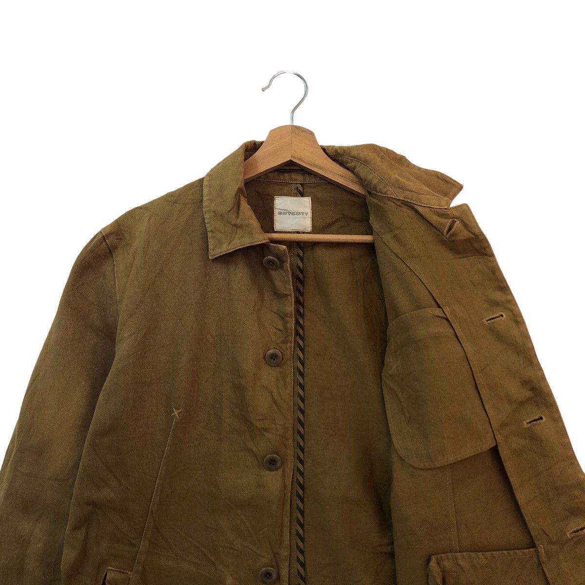Japanese Brand VINTAGE HIKORY CHORE JACKET BOYCOTT INSPIRED ISSEY MIYAKE Size US M / EU 48-50 / 2 - 5 Thumbnail