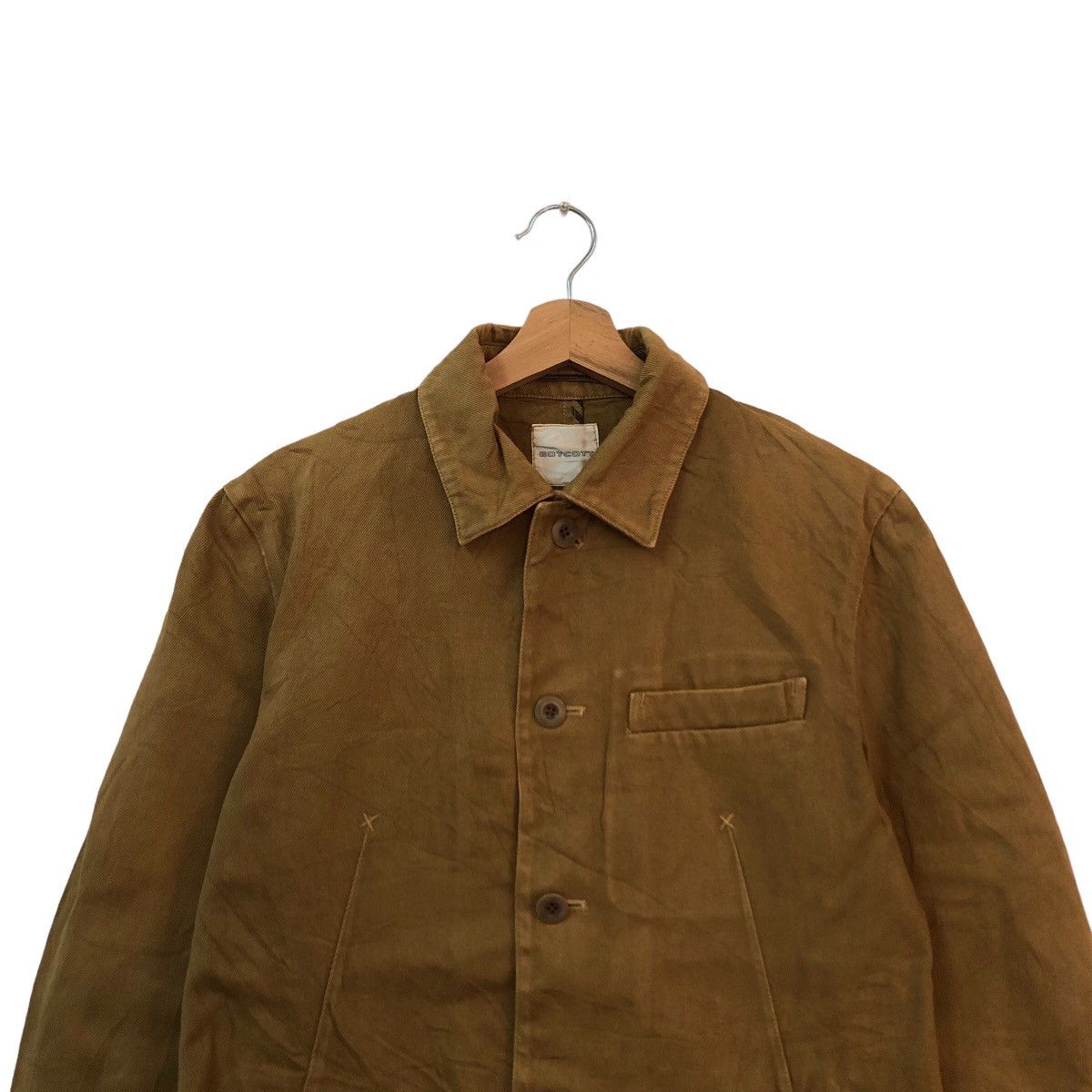 Japanese Brand VINTAGE HIKORY CHORE JACKET BOYCOTT INSPIRED ISSEY MIYAKE Size US M / EU 48-50 / 2 - 2 Thumbnail