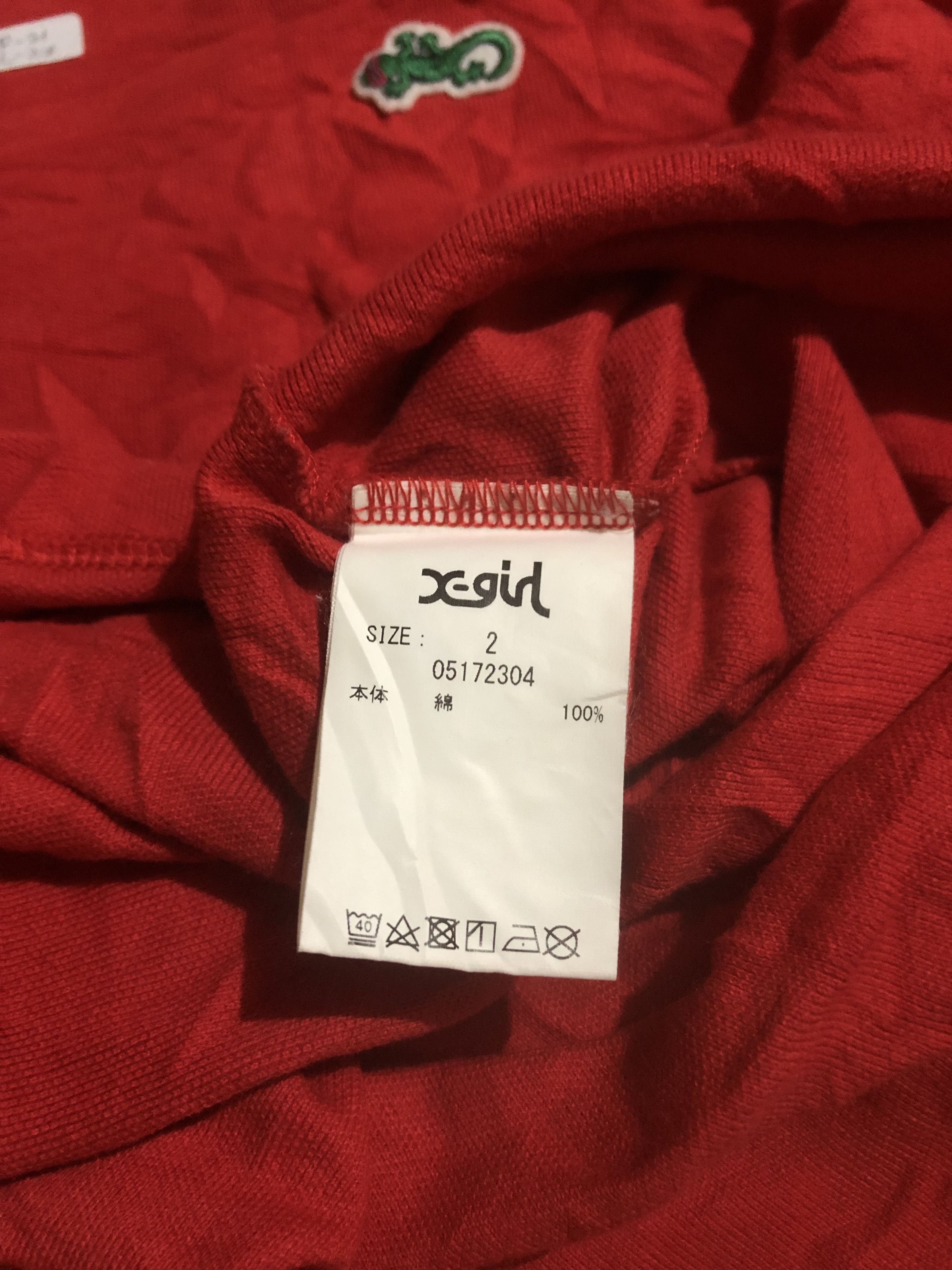 Japanese Brand X Girl Red Tshirt Size US M / EU 48-50 / 2 - 5 Thumbnail