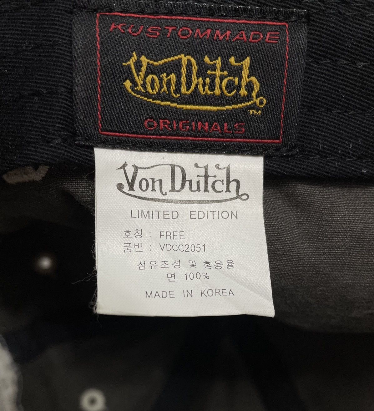 Von Dutch 🔥VON DUTCH Limited Edition Bold Embroidery Distressed 🔥 Size ONE SIZE - 11 Thumbnail
