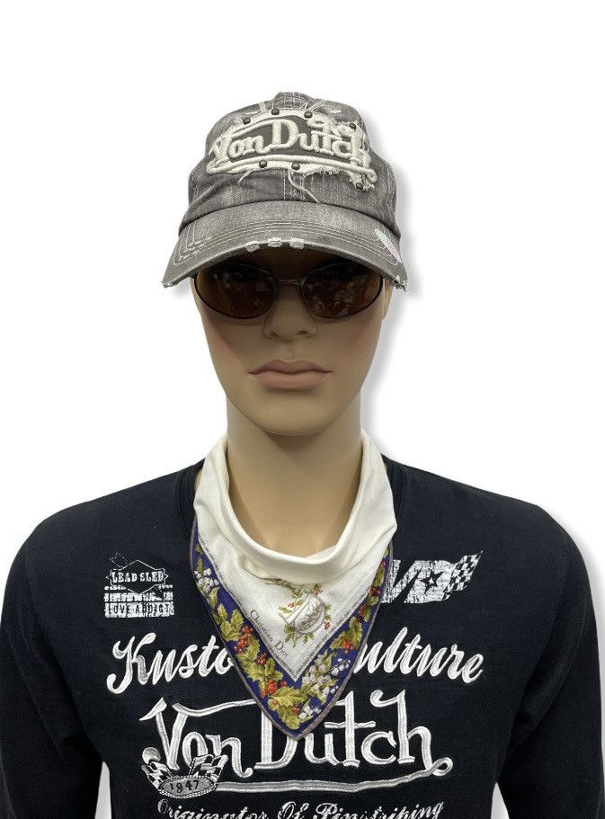 Von Dutch 🔥VON DUTCH Limited Edition Bold Embroidery Distressed 🔥 Size ONE SIZE - 6 Thumbnail