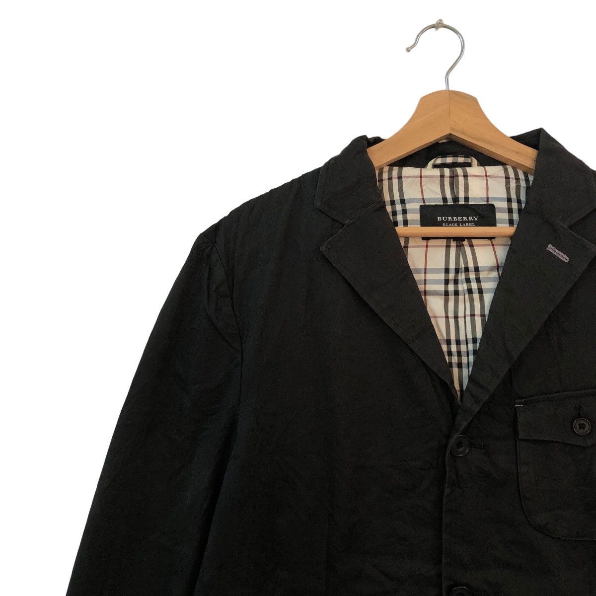 Burberry VINTAGE CHORE JACKET BURBERRY BLACK LABEL NOVA CHECK LINING Size US L / EU 52-54 / 3 - 4 Thumbnail
