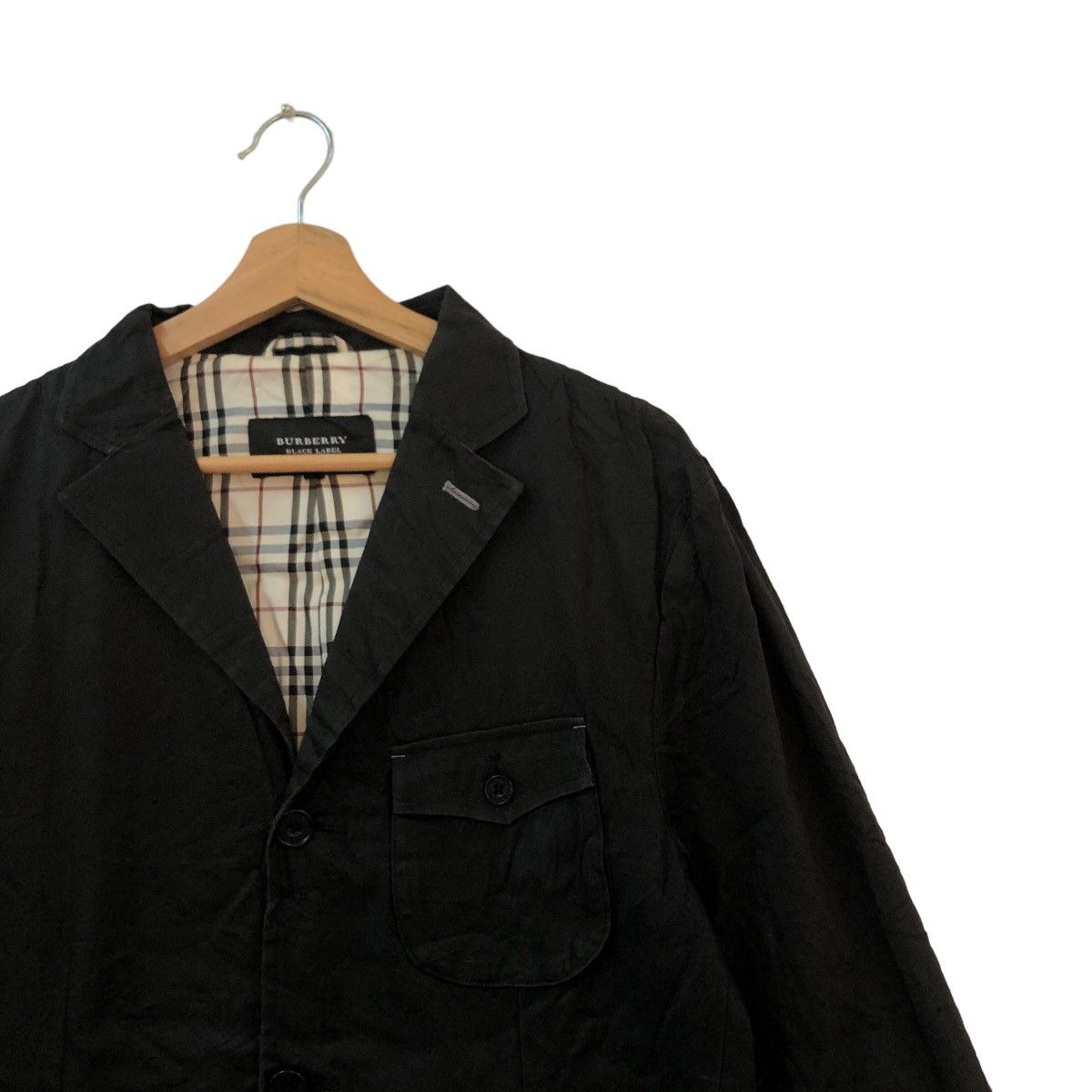 Burberry VINTAGE CHORE JACKET BURBERRY BLACK LABEL NOVA CHECK LINING Size US L / EU 52-54 / 3 - 5 Thumbnail