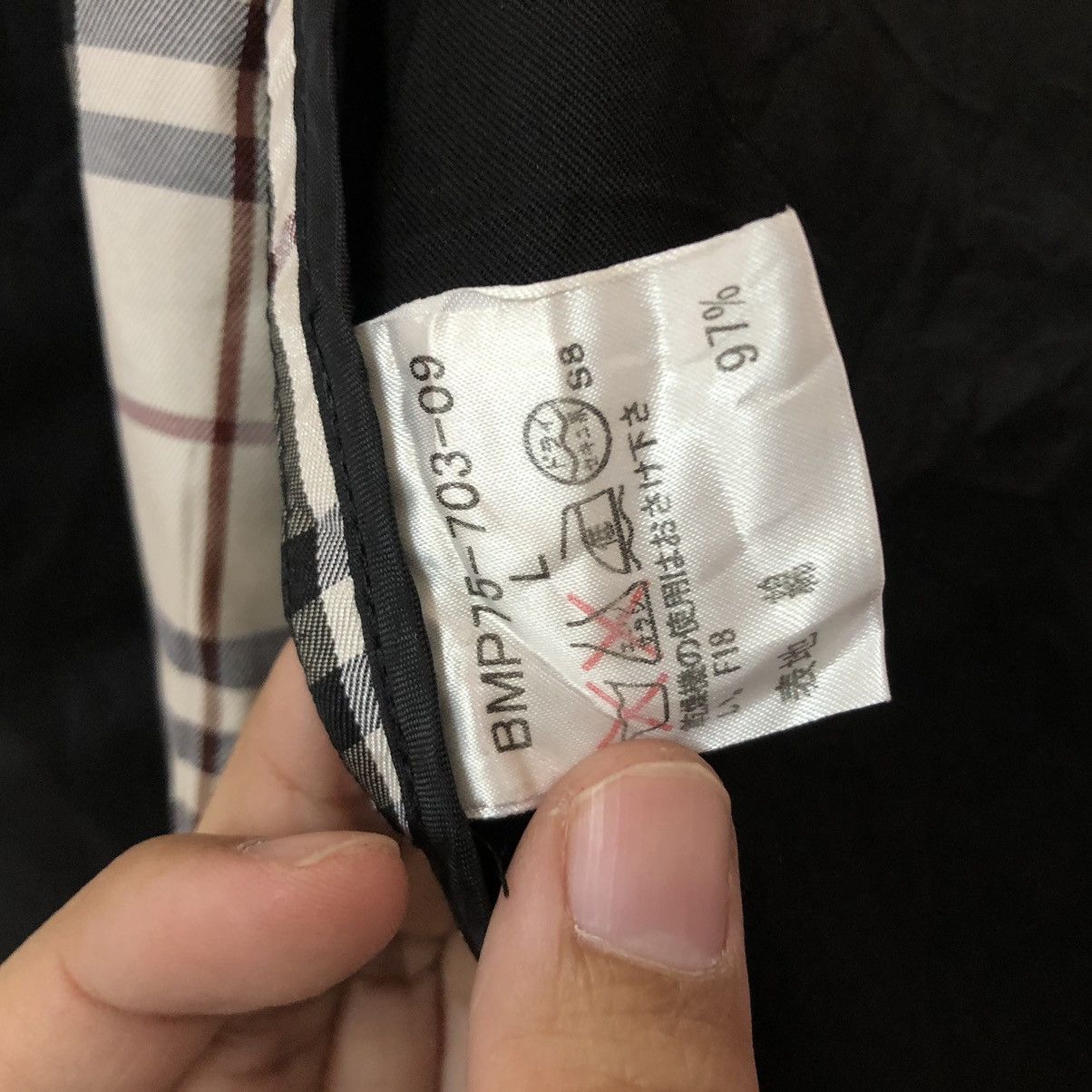 Burberry VINTAGE CHORE JACKET BURBERRY BLACK LABEL NOVA CHECK LINING Size US L / EU 52-54 / 3 - 13 Thumbnail