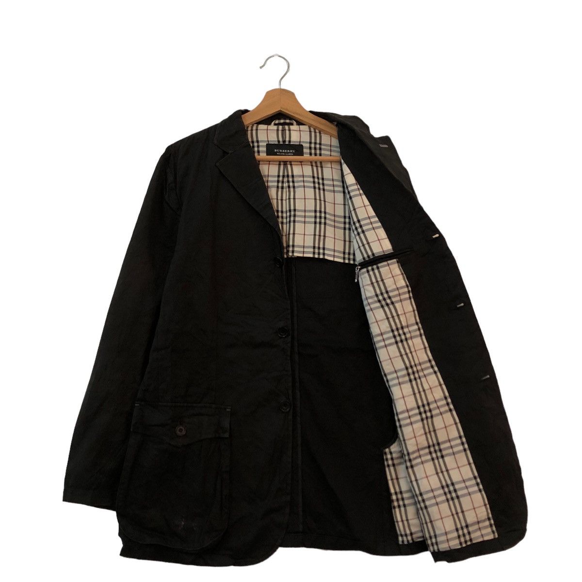 Burberry VINTAGE CHORE JACKET BURBERRY BLACK LABEL NOVA CHECK LINING Size US L / EU 52-54 / 3 - 9 Thumbnail