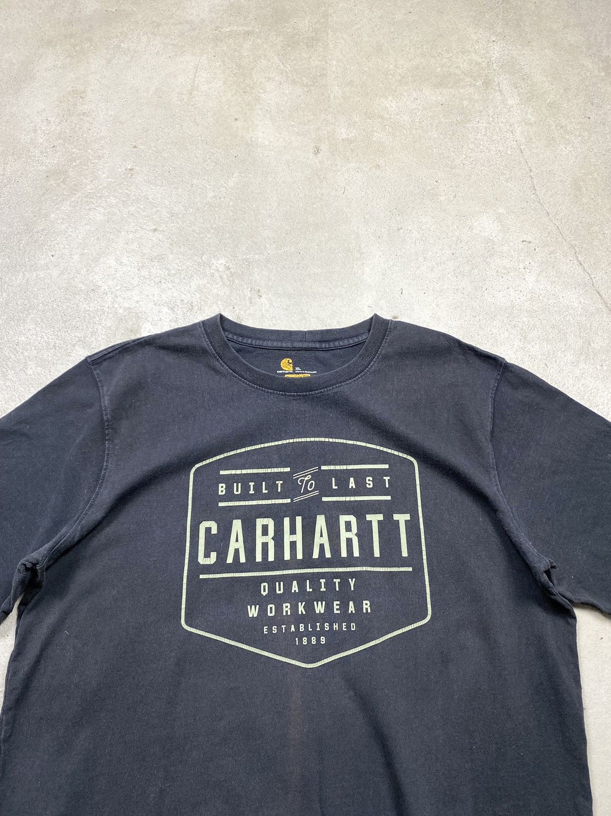 Carhartt 90’s Vintage Carhartt Sun Faded T Shirt Y2K Hype Size US XL / EU 56 / 4 - 4 Thumbnail