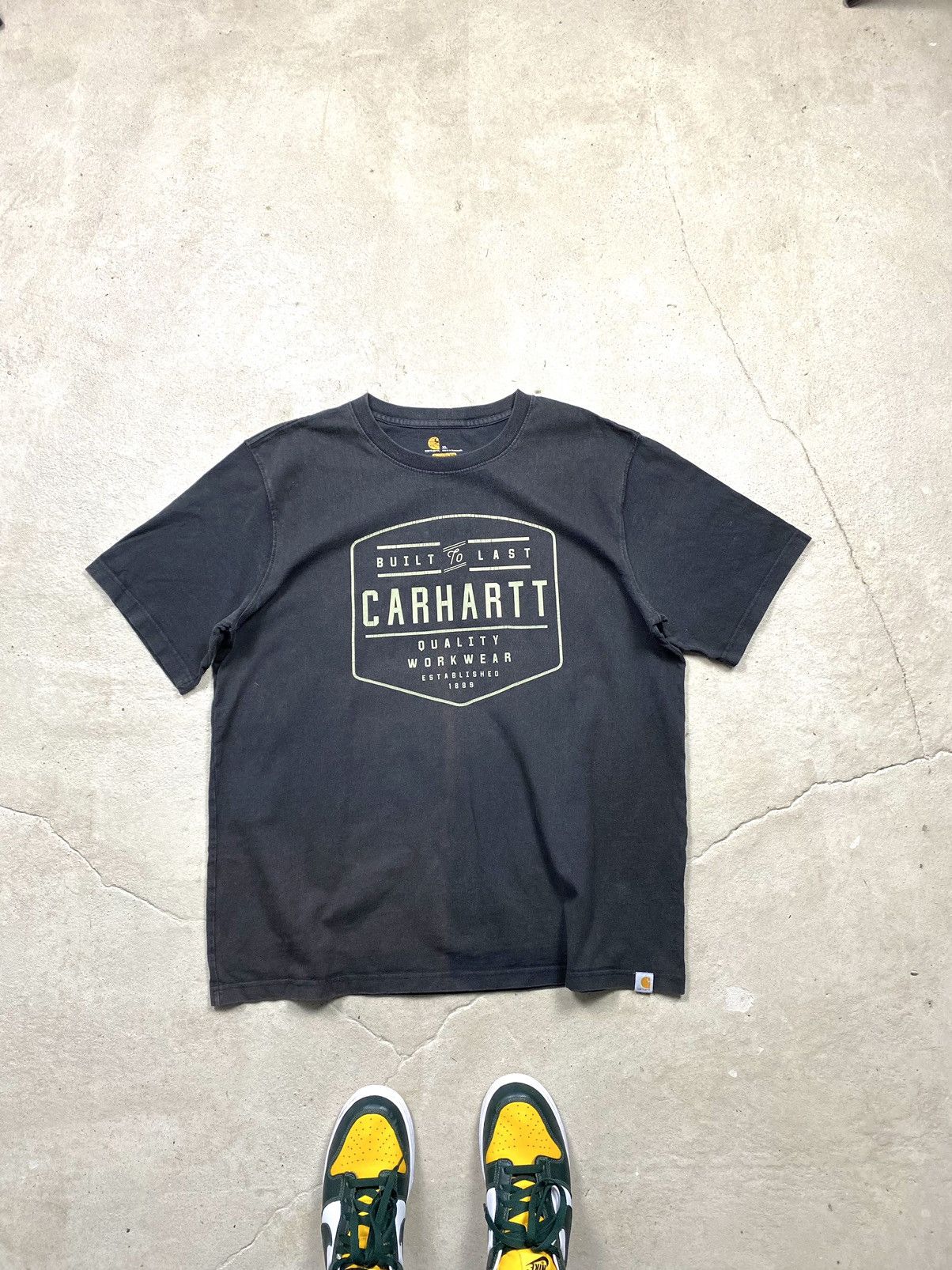 Carhartt 90’s Vintage Carhartt Sun Faded T Shirt Y2K Hype Size US XL / EU 56 / 4 - 1 Thumbnail