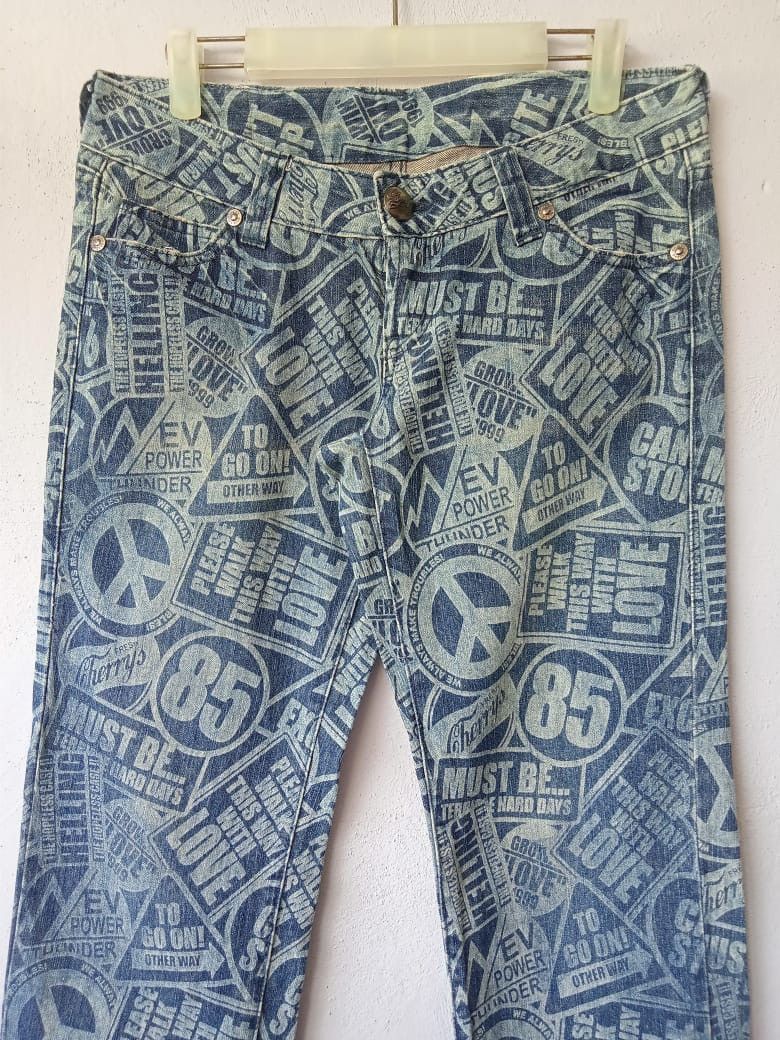Hysteric Glamour Japanese Brand Inspired Hysteric Glamour Fullprint Denim Size US 30 / EU 46 - 2 Thumbnail