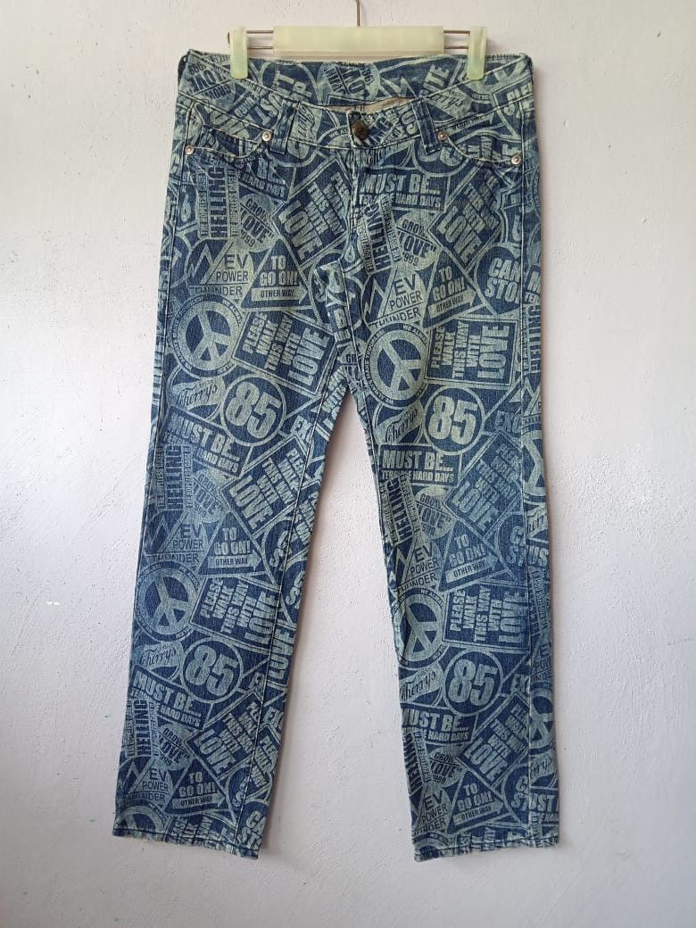 Hysteric Glamour Japanese Brand Inspired Hysteric Glamour Fullprint Denim Size US 30 / EU 46 - 1 Thumbnail