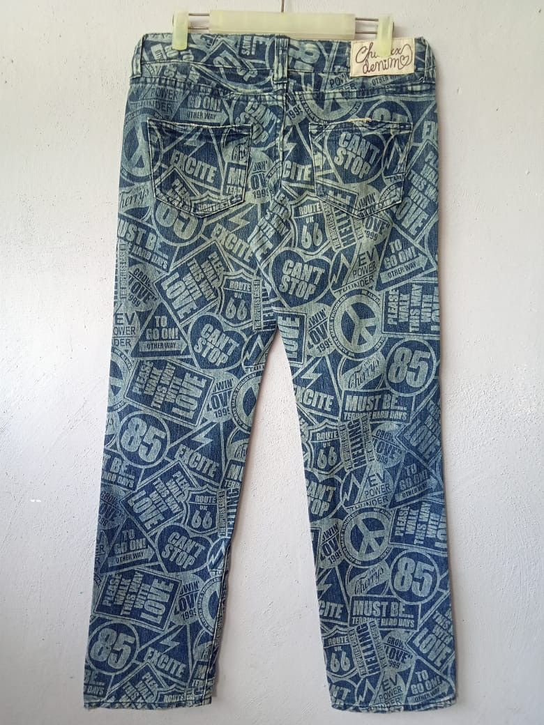 Hysteric Glamour Japanese Brand Inspired Hysteric Glamour Fullprint Denim Size US 30 / EU 46 - 4 Thumbnail