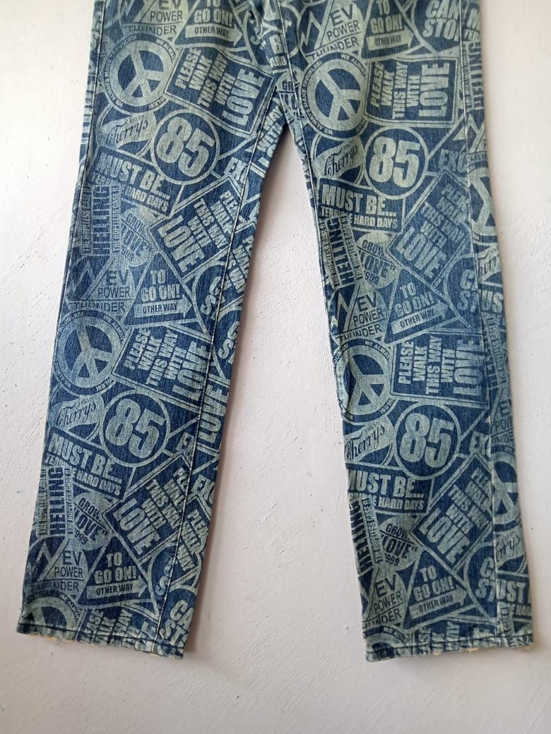 Hysteric Glamour Japanese Brand Inspired Hysteric Glamour Fullprint Denim Size US 30 / EU 46 - 3 Thumbnail