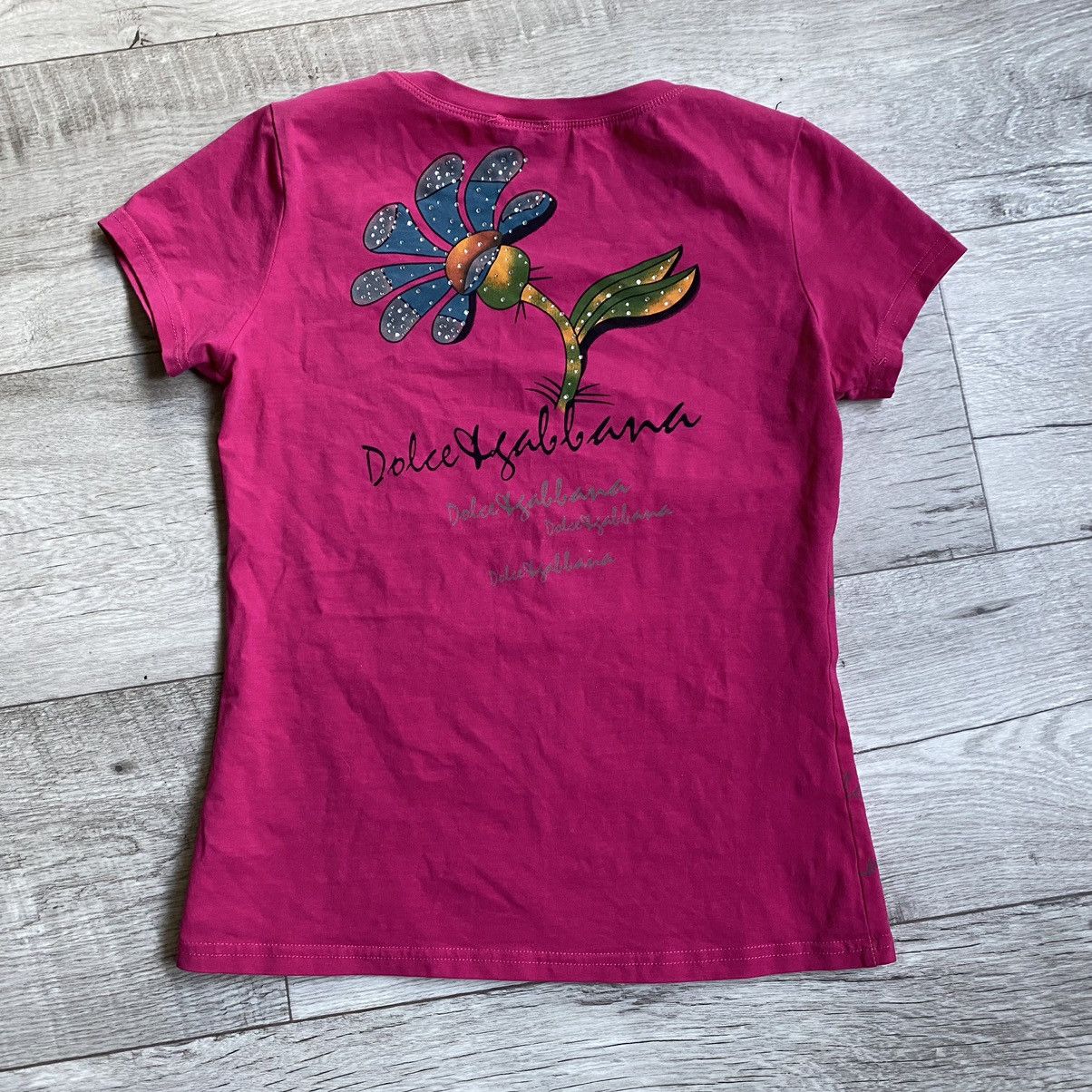 Dolce & Gabbana × Vintage VINTAGE DOLCE AND GABBANA FLOWERS T SHIRT Size S / US 4 / IT 40 - 2 Thumbnail