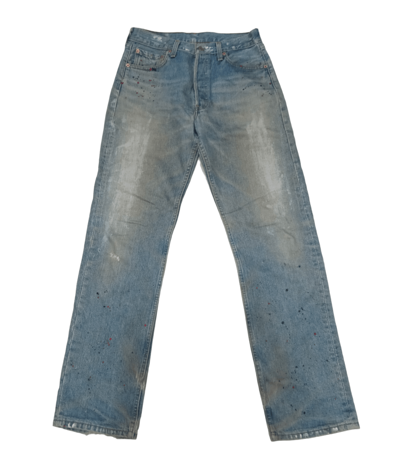 Levi's VINTAGE Levi's 501 USA Distressed Denim Y2K Size US 29 - 1 Thumbnail