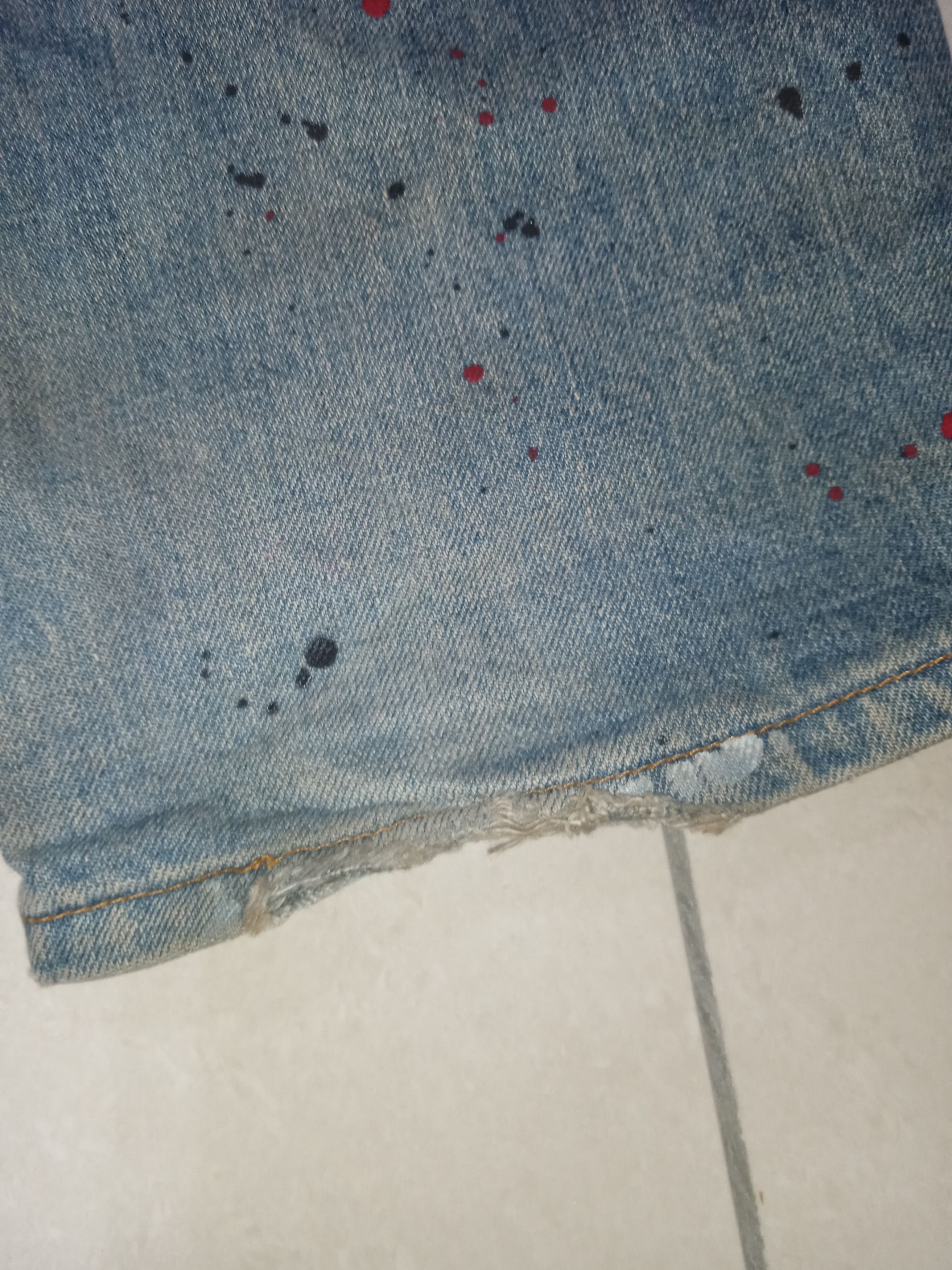 Levi's VINTAGE Levi's 501 USA Distressed Denim Y2K Size US 29 - 13 Thumbnail