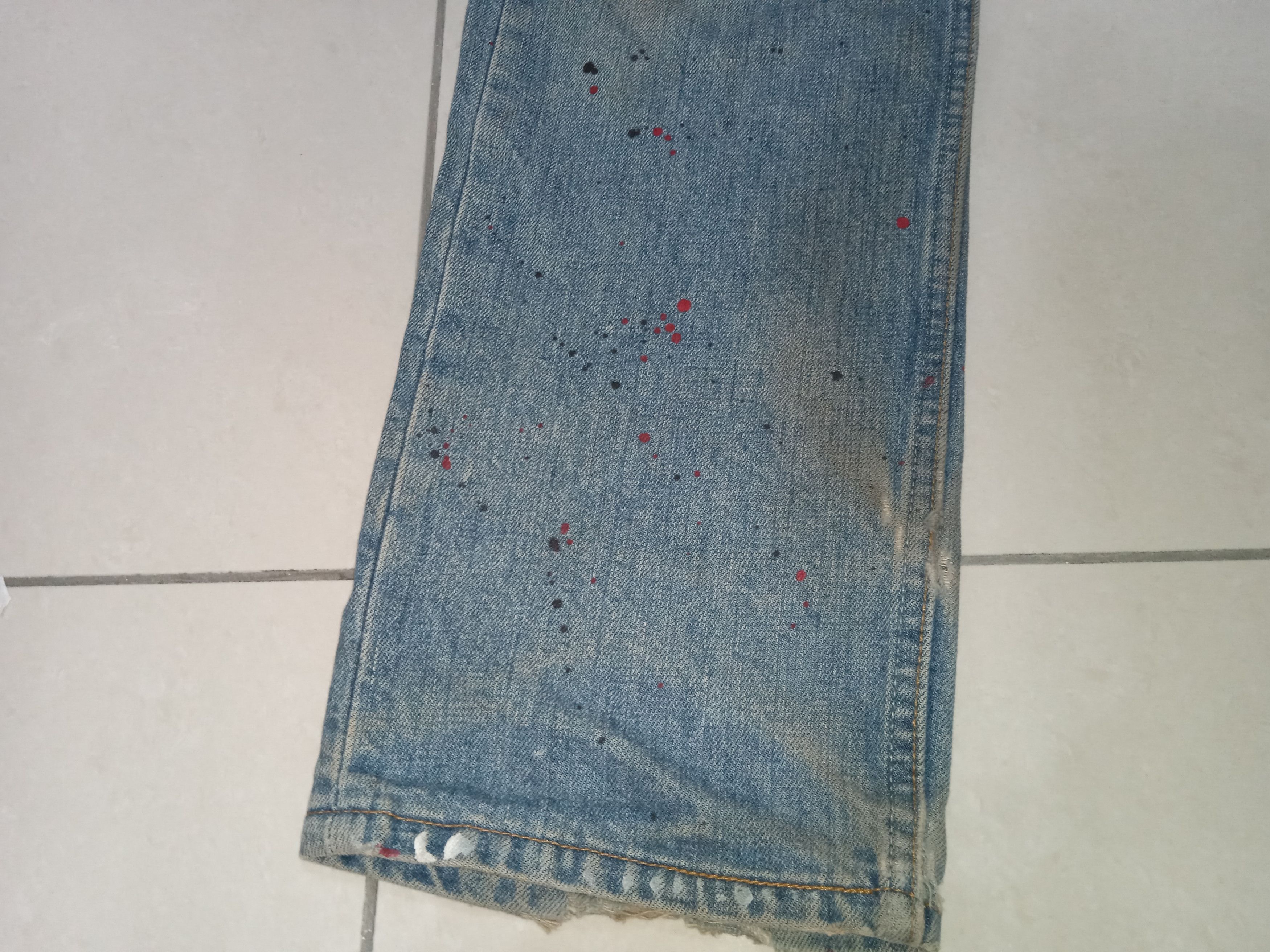 Levi's VINTAGE Levi's 501 USA Distressed Denim Y2K Size US 29 - 10 Thumbnail