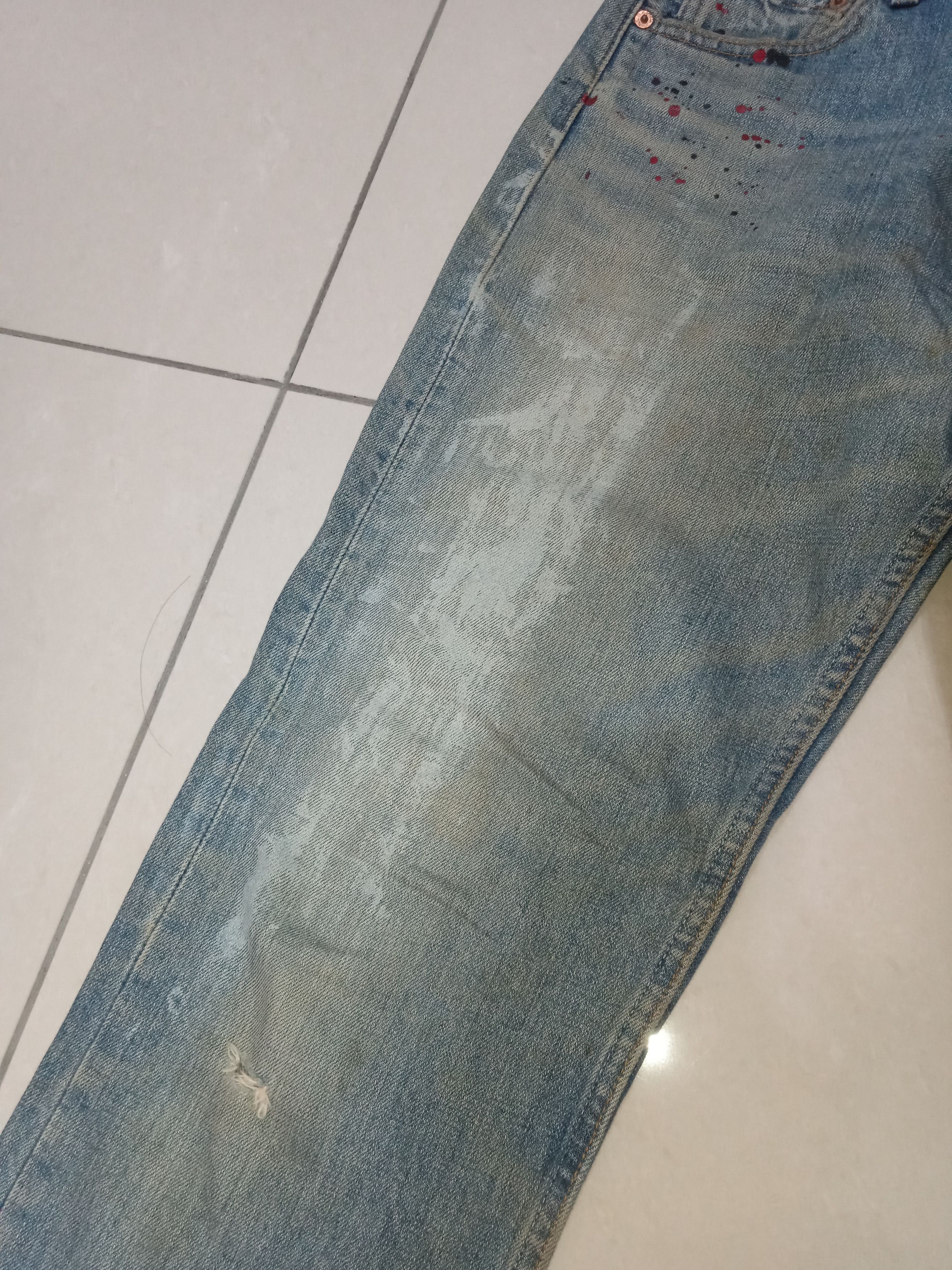 Levi's VINTAGE Levi's 501 USA Distressed Denim Y2K Size US 29 - 8 Thumbnail
