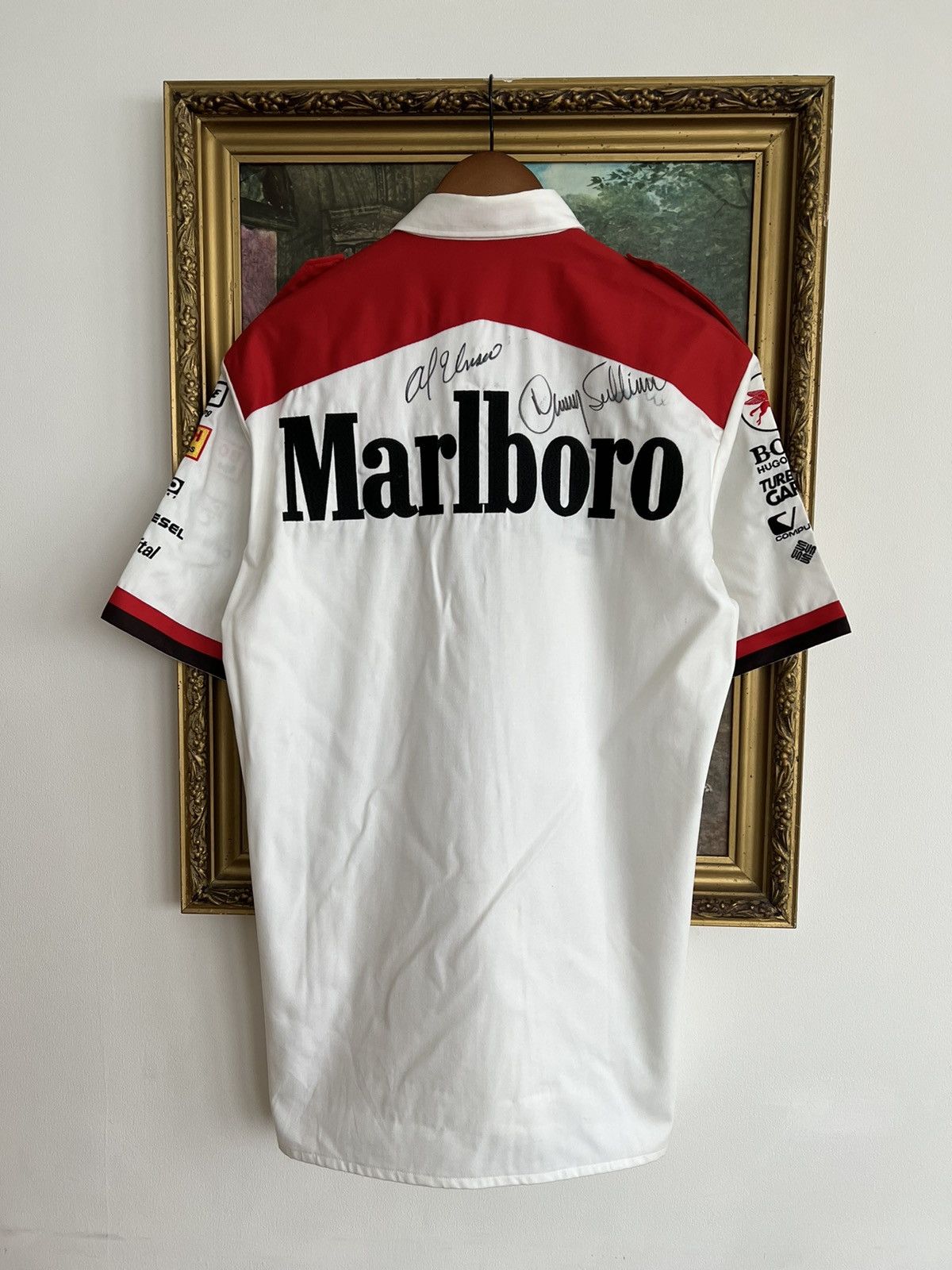 image of Formula Uno x Mercedes Benz Team Penske Mercedes Benz Autographed By Danny Sullivan in White (Size 